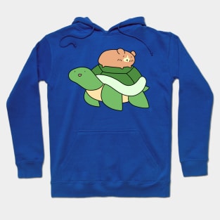 Hamster and Turtle Hoodie